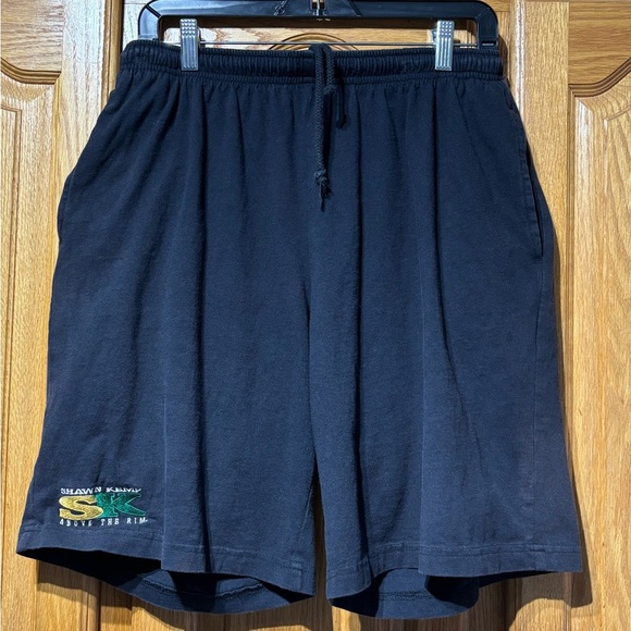 Vintage 90's Reebok Above The Rim Shawn Kemp Men's Black Basketball Shorts XL - Picture 1 of 7